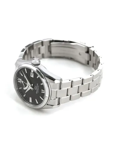Reloj Automático hombre Orient Star RE-AU0004B dial negro cristal de zafiro correa de acero 100m WR
