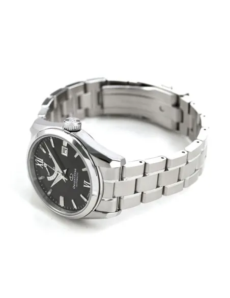 Reloj Automático hombre Orient Star RE-AU0004B dial negro cristal de zafiro correa de acero 100m WR