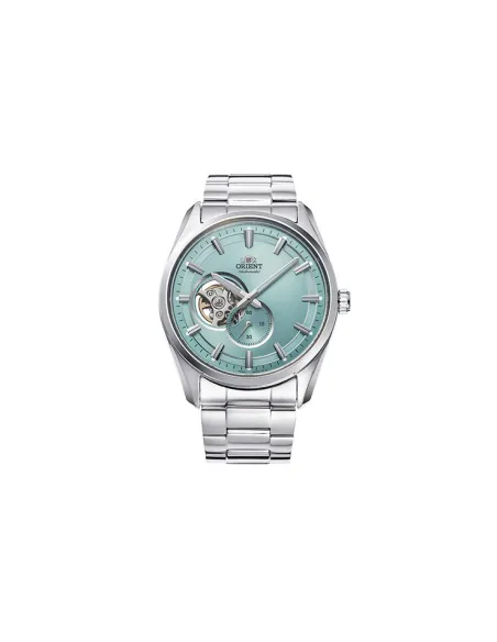Reloj automático hombre Orient Contemporary Semi-Skeleton RN-AR0009L JDM Tiffany blue 40.8mm 50m WR zafiro