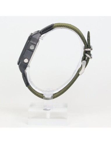 Casio World Time AE-1200WHUB-3AJF JDM Verde Oliva | Batería 10 Años | 100M WR |45 × 42.1 × 12.5 mm