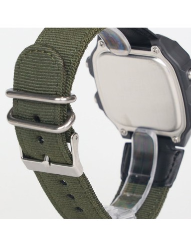 Casio World Time AE-1200WHUB-3AJF JDM Verde Oliva | Batería 10 Años | 100M WR |45 × 42.1 × 12.5 mm