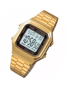 copy of reloj Casio clásico A178WA-1 plateado