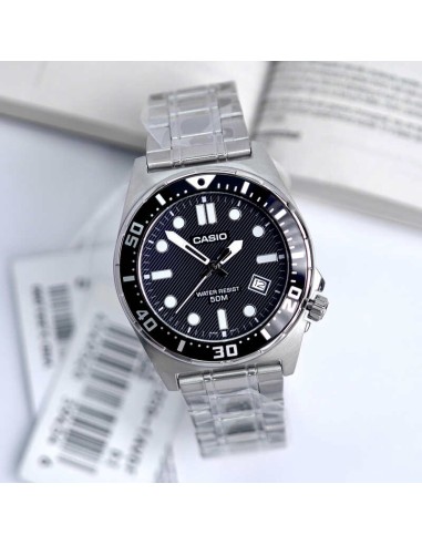 copy of Casio MTD-135D-2A – Reloj deportivo de acero con esfera azul resistente al agua 100m