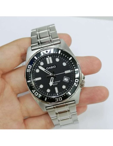 copy of Casio MTD-135D-2A – Reloj deportivo de acero con esfera azul resistente al agua 100m