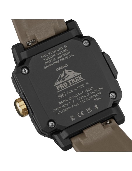 solar radiocontrol Bluetooth hombre Casio Protrek PRW-B1000-5JF JDM 52.2 mm x 50.1 mm x 12.7