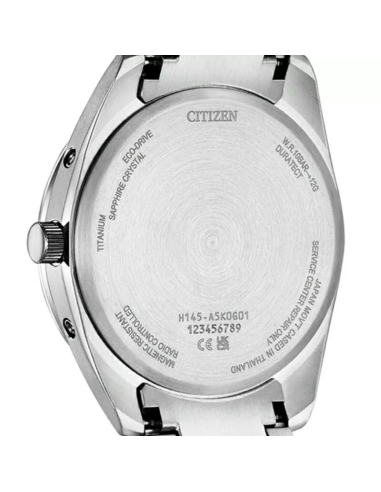 solar titanio hombre Citizen Collection CB0261-53W  JDM 40 mm x 10 mm Cristal de Zafiro 100m