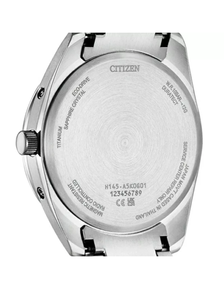 solar titanio hombre Citizen Collection CB0261-53W  JDM 40 mm x 10 mm Cristal de Zafiro 100m