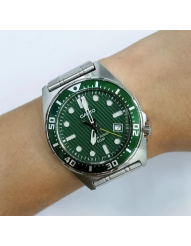 copy of Casio MTD-135D-2A – Reloj deportivo de acero con esfera azul resistente al agua 100m