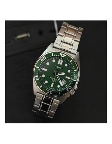 copy of Casio MTD-135D-2A – Reloj deportivo de acero con esfera azul resistente al agua 100m