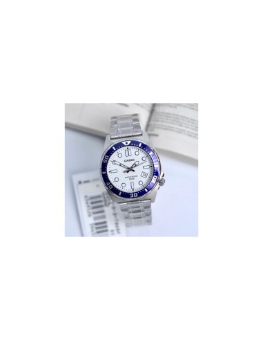 copy of Casio MTD-135D-2A – Reloj deportivo de acero con esfera azul resistente al agua 100m