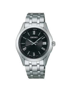 radiocontrol solar Seiko Selection SBTM361 JDM 37 mm – Zafiro, 100 m,, correa de acero JDM