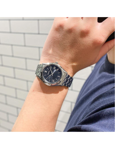 radiocontrol solar Seiko Selection SBTM361 JDM 37 mm – Zafiro, 100 m,, correa de acero JDM