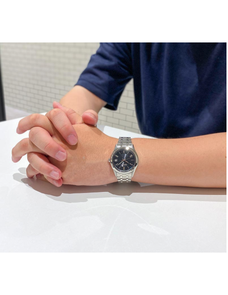 radiocontrol solar Seiko Selection SBTM361 JDM 37 mm – Zafiro, 100 m,, correa de acero JDM