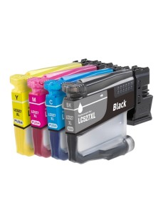 4 tintas compatibles pack para Brother LC-527XL / LC527XL