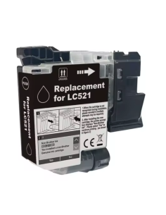 Tinta negra Brother LC-521 / LC521 Brother DCP-J1260W / DPC-J1310DW / DCP-J1360DW / DCP-J1460DW
