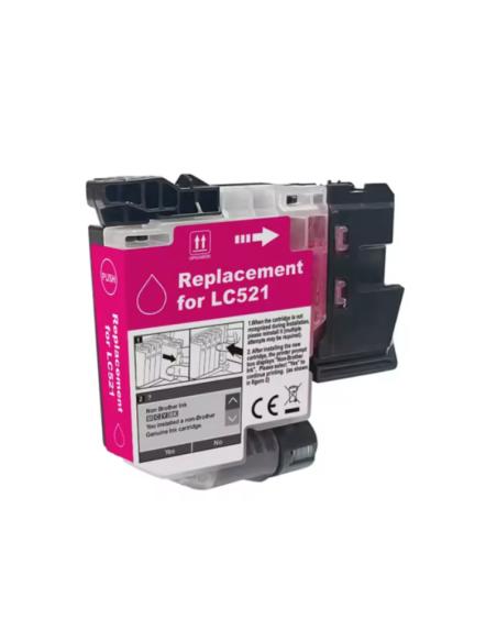 Tinta MAGENTA Brother LC-521 / LC521 Brother DCP-J1260W / DPC-J1310DW / DCP-J1360DW / DCP-J1460DW