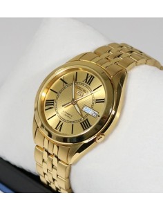 reloj automático hombre Seiko 5 SNKL38K1 37MM 30m WR correa de acero Calibre 7S26 2