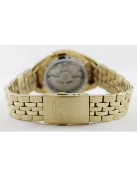 reloj automático hombre Seiko 5 SNKL38K1 37MM 30m WR correa de acero Calibre 7S26