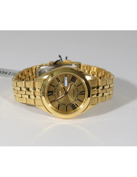 reloj automático hombre Seiko 5 SNKL38K1 37MM 30m WR correa de acero Calibre 7S26