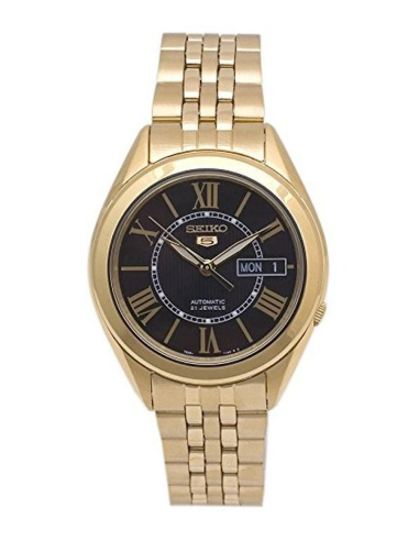reloj automático hombre unisex Seiko 5 SNKL40K1 37mm correa de acero calibre 7S26