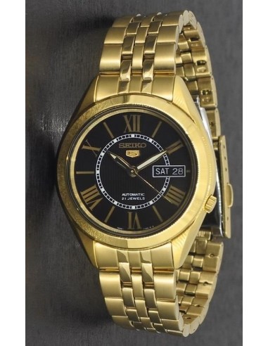 reloj automático hombre unisex Seiko 5 SNKL40K1 37mm correa de acero calibre 7S26