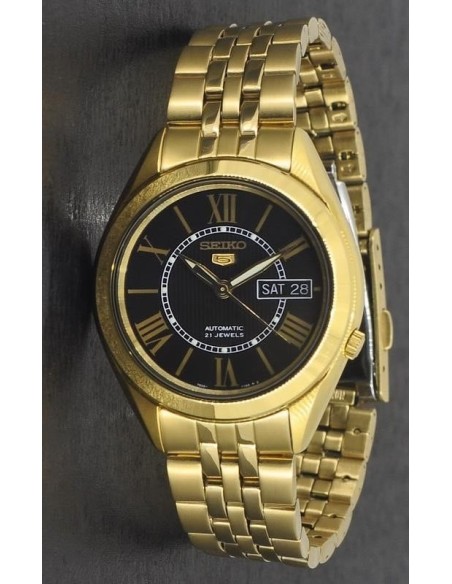 reloj automático hombre unisex Seiko 5 SNKL40K1 37mm correa de acero calibre 7S26