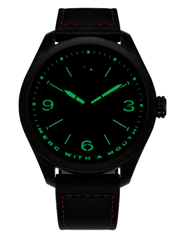 solar  Citizen Marvel “Here Comes Deadpool” AW0145-02W 42 mm – 100 m cuero