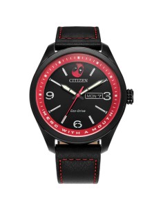 solar  Citizen Marvel “Here Comes Deadpool” AW0145-02W 42 mm – 100 m cuero