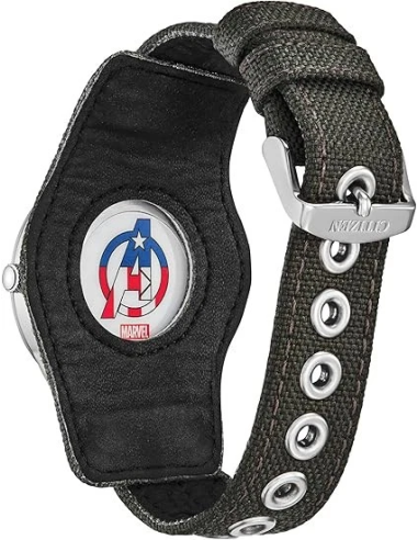 solar Citizen Marvel Captain America BV1140-00W 40 mm – WR50 m, correa Cordura®