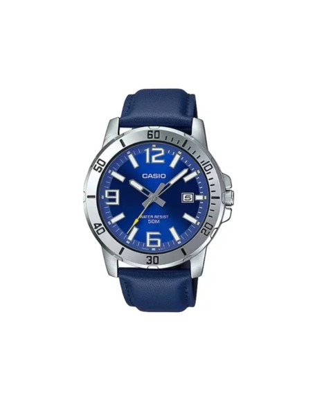 Reloj analogico caballero CASIO MTP-VD01L-2B correa de piel
