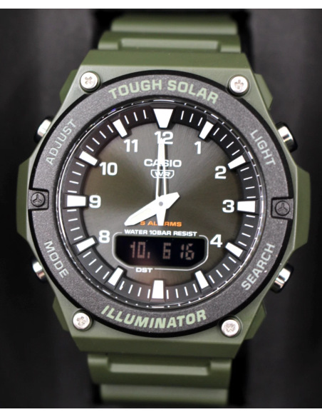 solar hombre Casio AQ-S820W-3BJF JDM 52,2 mm × 46,6 mm × 13,8 mm Hora Mundial