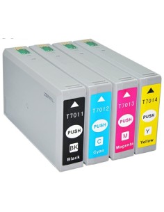 EPSON T7011 T7012 T7013 T7014 cartuchos tinta