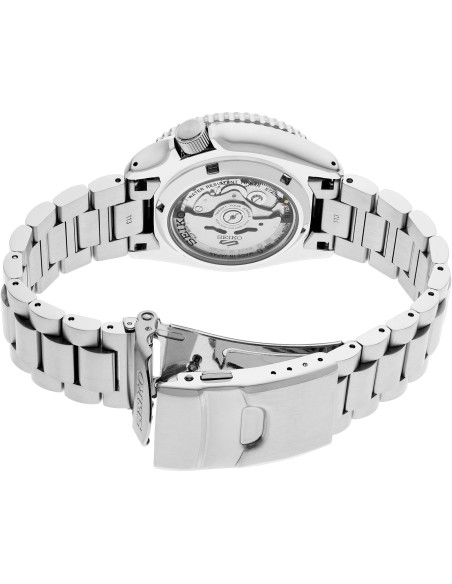 Reloj hombre automático Seiko 5 Sports SRPL85K1 42,5 mm – Hardlex, 100 m, correa de acero