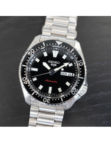 Reloj hombre automático Seiko 5 Sports SRPL85K1 42,5 mm – Hardlex, 100 m, correa de acero