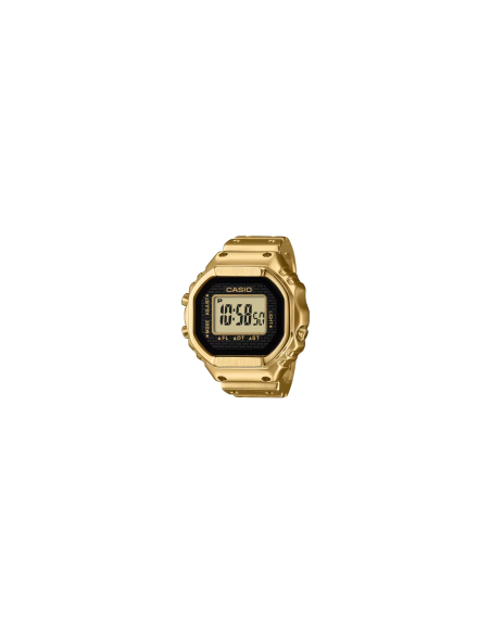 Reloj anillo unisex cuarzo Casio Ring Watch CRW-001G-9JR 19,5 mm – IP dorado, dual time