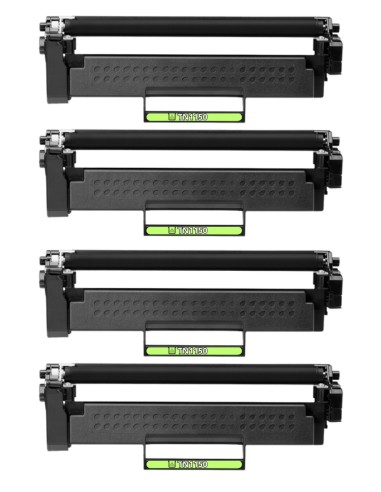 4 Tóner Compatibles TN1150 (TN-1150) para Brother DCP-L1640W, DCP-L1660W, HL-L1240W, HL-L1242W