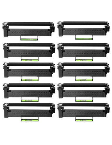 10 Tóner Compatibles TN1150 (TN-1150) para Brother DCP-L1640W, DCP-L1660W, HL-L1240W, HL-L1242W