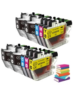 10 Tintas x Brother LC3219/LC3217 MFC J5330DW J5335DW J5730DW J5930DW J6530DW