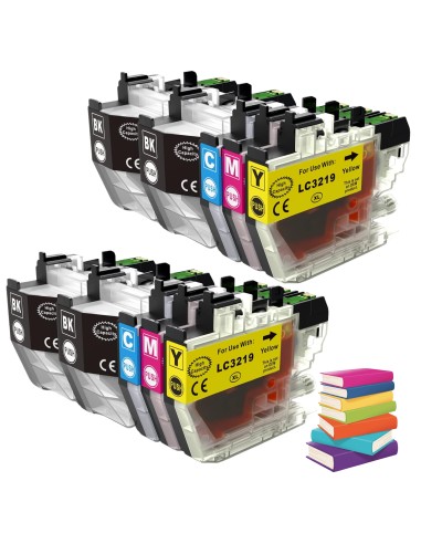 10 Tintas x Brother LC3219/LC3217 MFC J5330DW J5335DW J5730DW J5930DW J6530DW