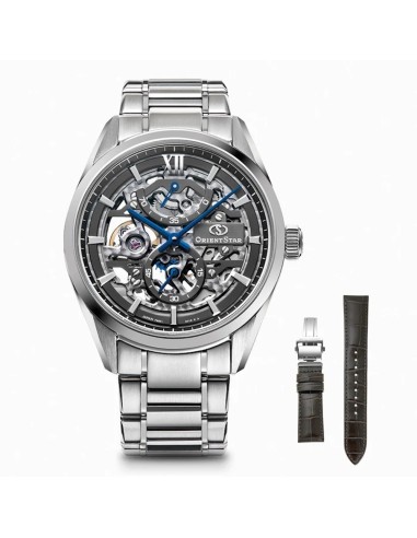 reloj mecánico hombre Orient Star Skeleton Contemporary RK-AZ0102N JDM 39mm 70h reserva de marcha calibre F8B61