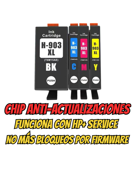 903XL tinta cián para HP 903xl OfficeJet Pro 6868 6950 6960 6970 6975 HP903
