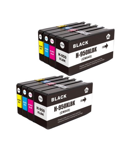 cartuchos de tinta compatibles hp 950xl y hp 951xl