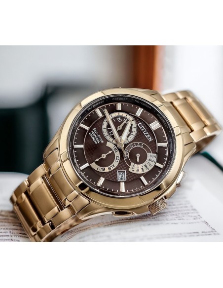 reloj solar hombre Citizen Eco-Drive Perpetual Calendar  BL8163-50X zafiro 42mm 100m movimiento Eco-Drive