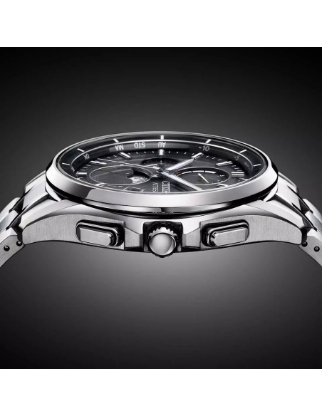 radio-control titanio solar  hombre Citizen Attesa Moon Phase BY1001-66E 41.5mm 100m