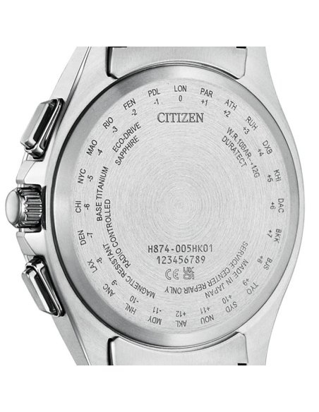 radio-control titanio solar  hombre Citizen Attesa Moon Phase BY1001-66E 41.5mm 100m