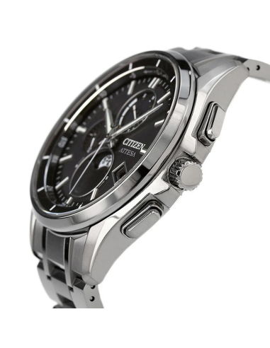 radio-control titanio solar  hombre Citizen Attesa Moon Phase BY1001-66E 41.5mm 100m
