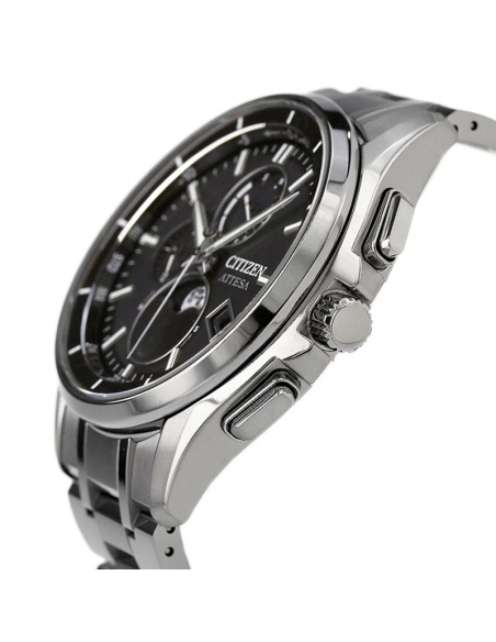 radio-control titanio solar  hombre Citizen Attesa Moon Phase BY1001-66E 41.5mm 100m