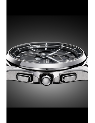 radio-control titanio solar  hombre Citizen Attesa Moon Phase BY1001-66E 41.5mm 100m