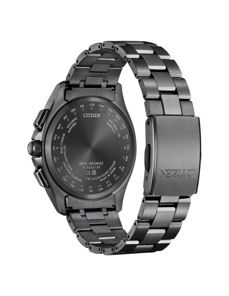 reloj radio-control solar Titanio Citizen Attesa Moon Phase BY1006-62E DLC (Diamond-Like Carbon) 41.5mm