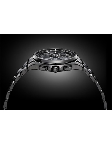 reloj radio-control solar Titanio Citizen Attesa Moon Phase BY1006-62E DLC (Diamond-Like Carbon) 41.5mm